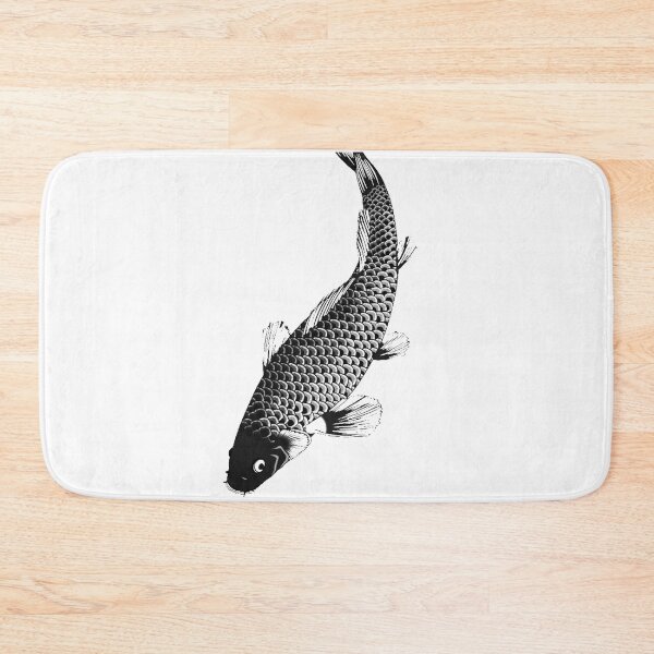 Item preview, 14th century Japanese woodcut of a koi fish designed and sold by killies.