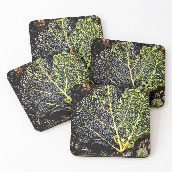 Item preview, green leaf contrast designed and sold by Natalie Stark.