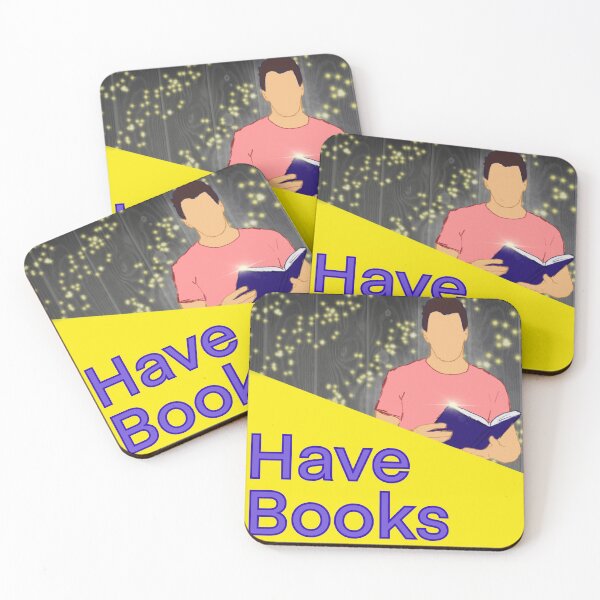 Have Books Coasters (Set of 4)