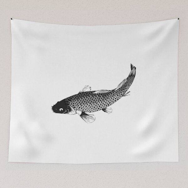 Item preview, Woodcut Koi - Original designed and sold by killies.