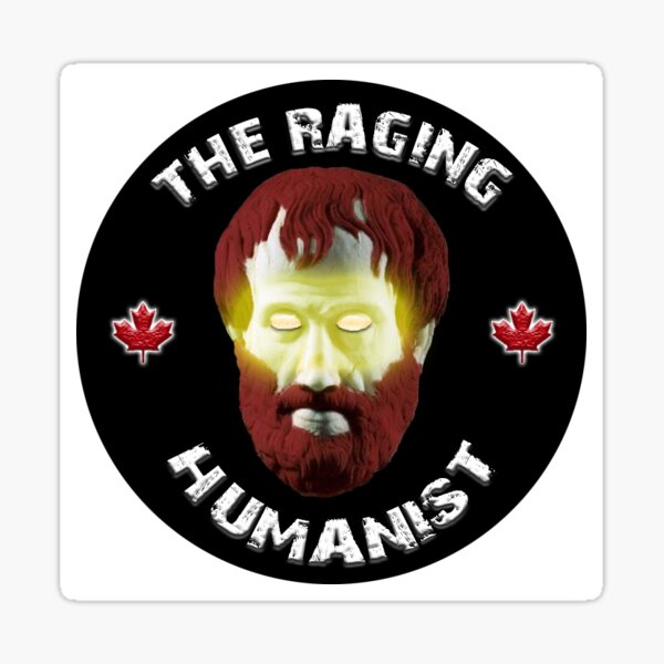 Raging Humanist Sticker Sticker