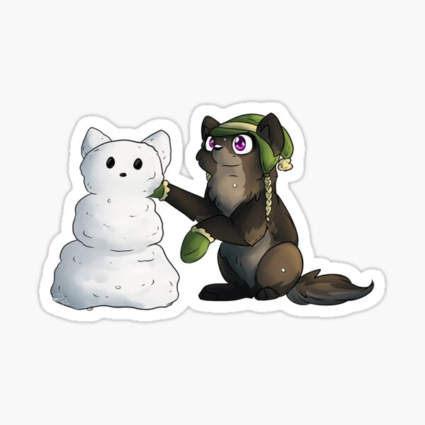 LIMITED Lil Ardy Sticker - Snowman Sticker