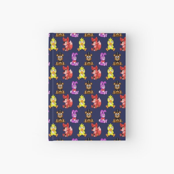 FNAF Chibi Pattern Hardcover Journal