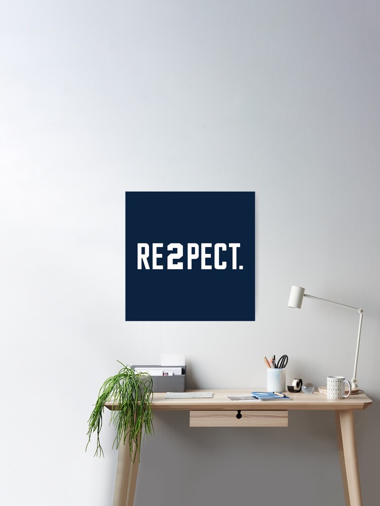 Derek Jeter RE2PECT RESPECT Framed Print