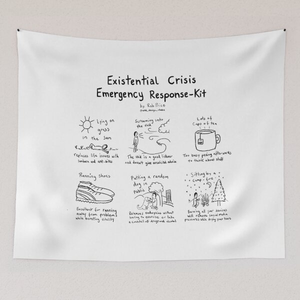 Item preview, Existential Crisis Emergency Response Kit designed and sold by Rob Price.