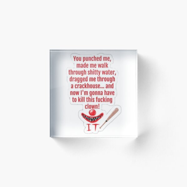 it richie quote Acrylic Block
