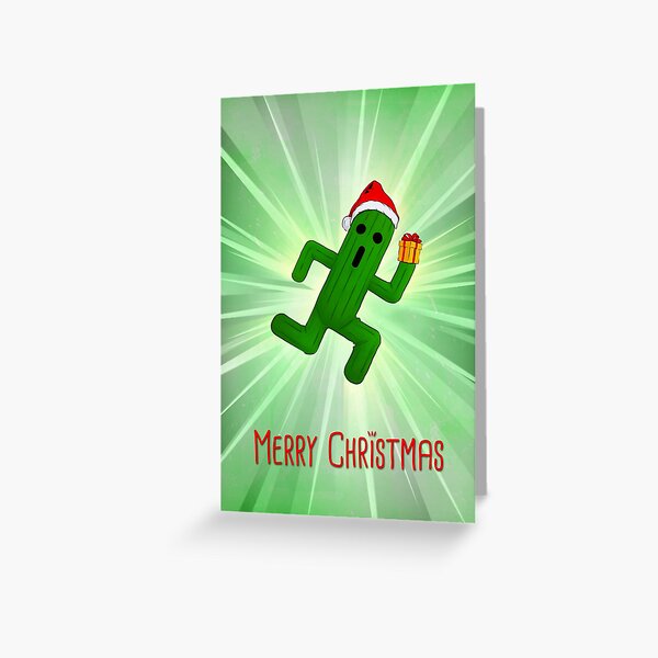 FF - Cactuar Christmas Greeting Card