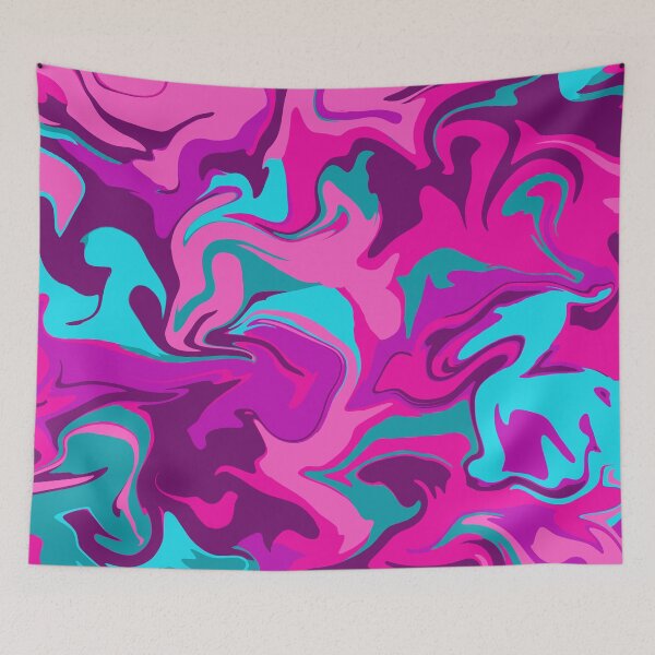 Item preview, Swirled Pink, Blue, and Purple Abstract designed and sold by MixinMadness.