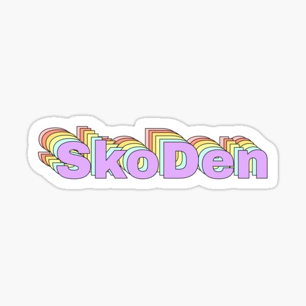 SkoDen Sticker