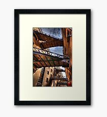 Walkway Framed Print
