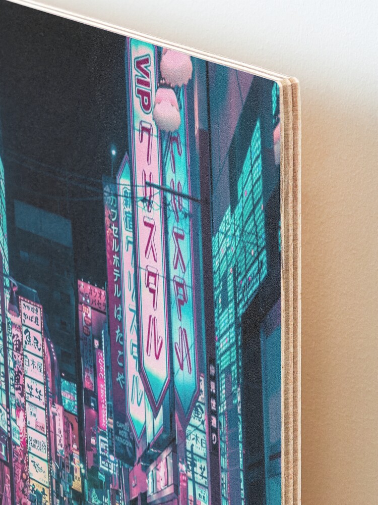 Alternate view of Tokyo - A Neon Wonderland Mounted Print
