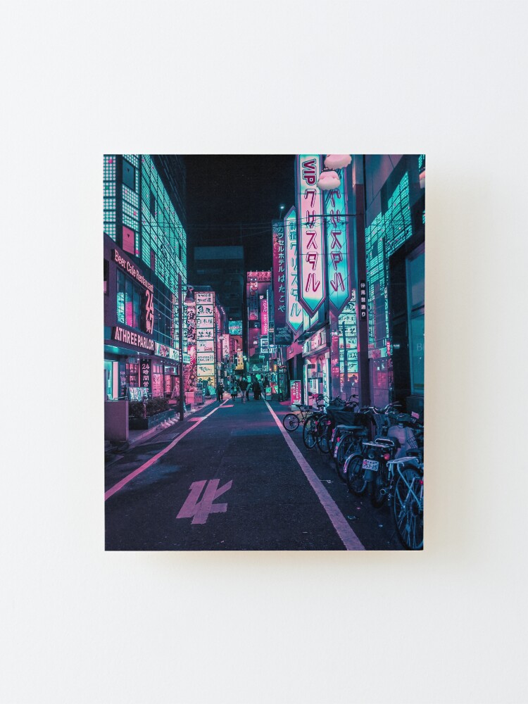 Alternate view of Tokyo - A Neon Wonderland Mounted Print
