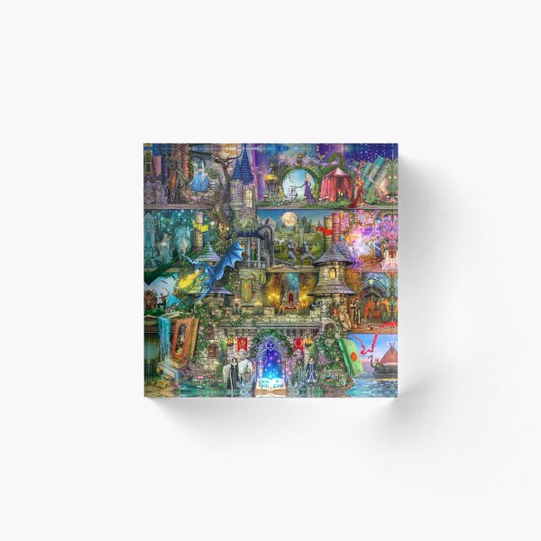 Once Upon a Fairytale Acrylic Block