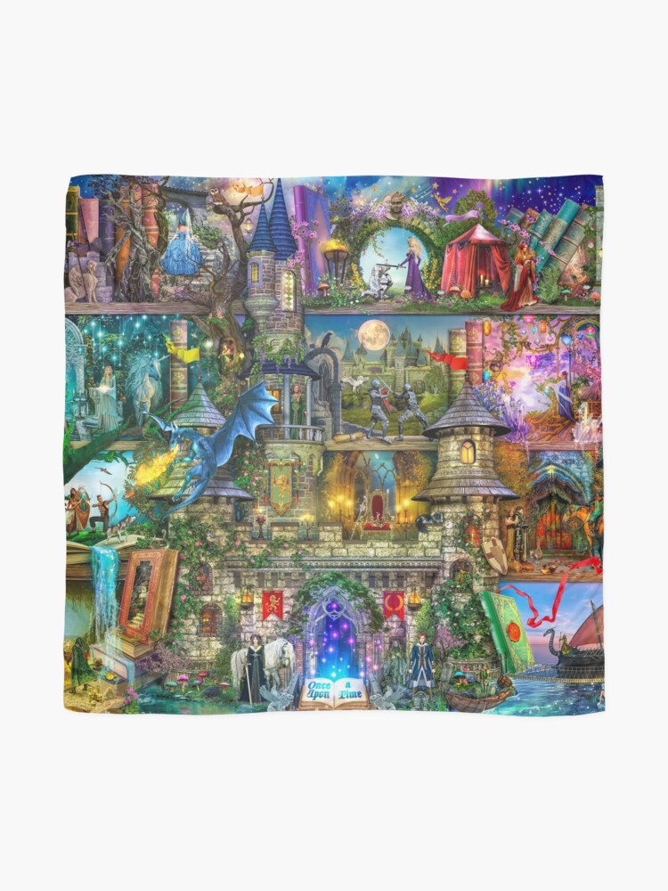 Thumbnail 2 of 3, Scarf, Once Upon a Fairytale designed and sold by Aimee Stewart.