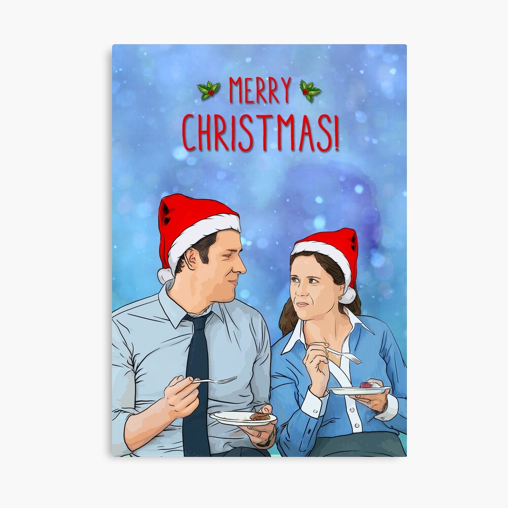 mp,840x830,matte,f8f8f8,t the office - you're the pam to my jim - christmas art print