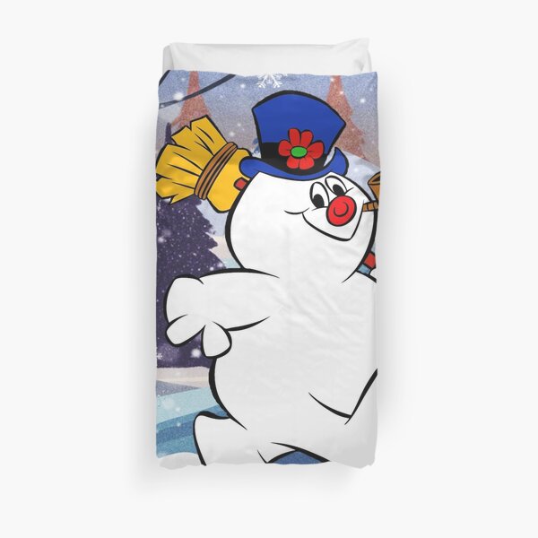 FROSTY THE SNOWMAN UNDER SNOWFLAKE Duvet Cover