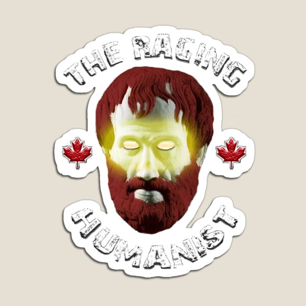 Raging Humanist Shirts/Hoodies Large Logo Magnet