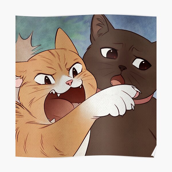 The Last Supper - cats only Poster
