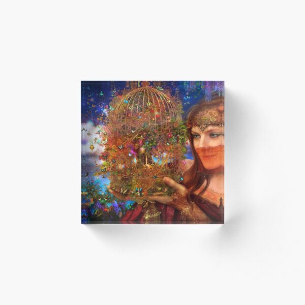 Her Butterfly Fairytale Acrylic Block