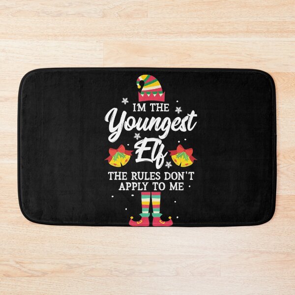 Item preview, I'm The Youngest Elf The Rules Don't Apply To Me Christmas Gift designed and sold by Dressed For  Duty.