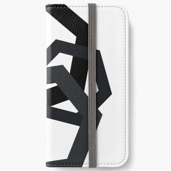 Cold Paper Dark Hex Portrait iPhone Wallet