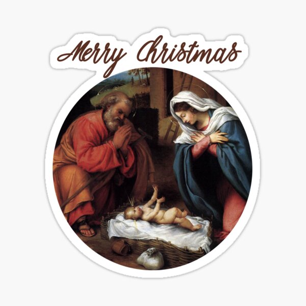 Item preview, Merry Christmas; Nativity Scene designed and sold by neteor.