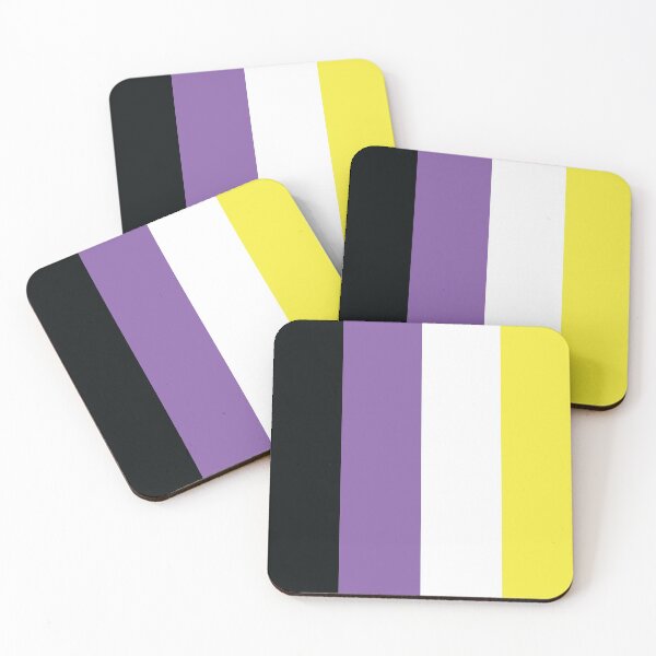 Item preview, Non-Binary Pride Flag Vertical designed and sold by lgbtshoppe.
