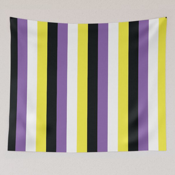 Item preview, Non-Binary Pride Flag Vertical designed and sold by lgbtshoppe.