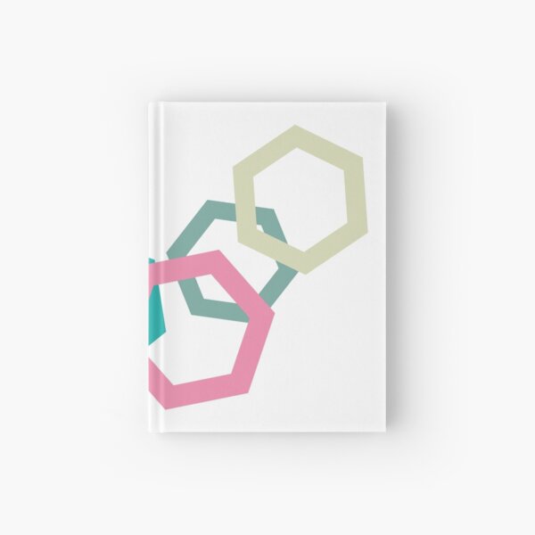 Cold Paper Colorful Hex Landscape Hardcover Journal