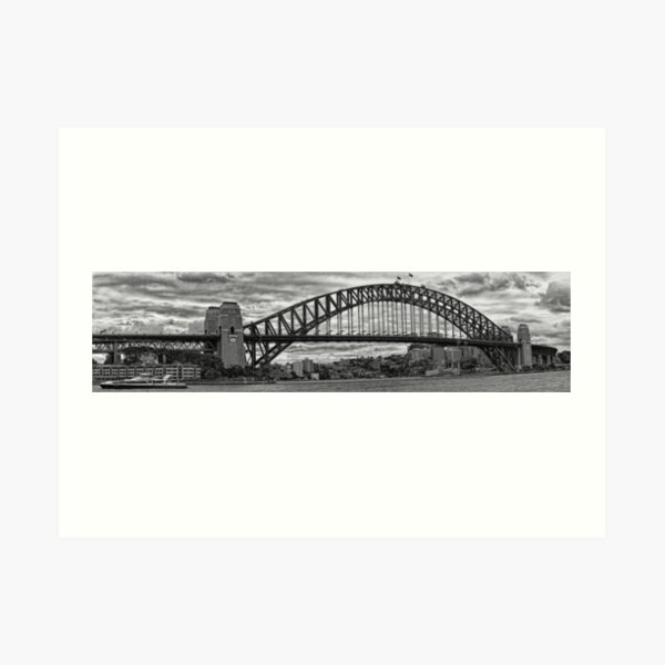 Sydney Harbour Bridge Panorama Art Print