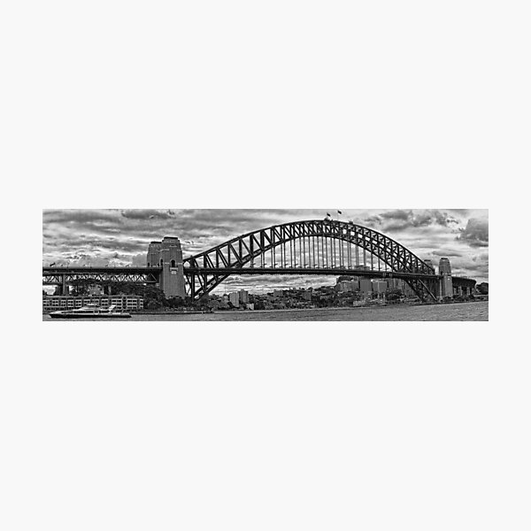 Sydney Harbour Bridge Panorama Photographic Print