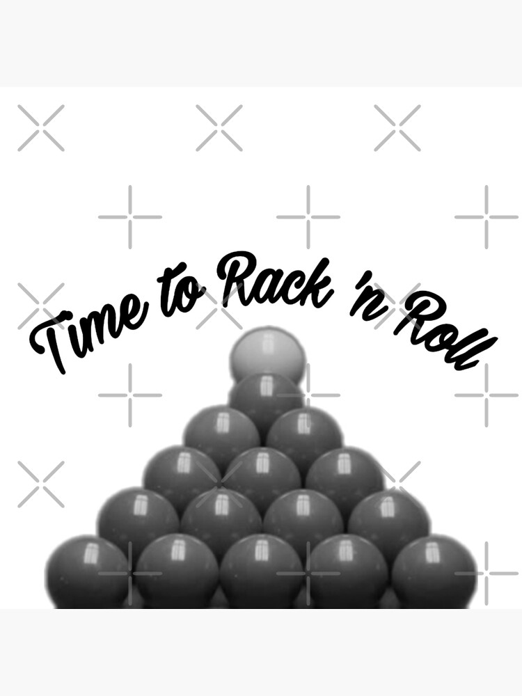 "Rack 'n Roll" Art Print by SnookerLoopyOwl Redbubble
