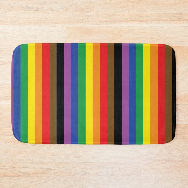 Item preview, LGBT POC Pride Flag Vertical designed and sold by lgbtshoppe.