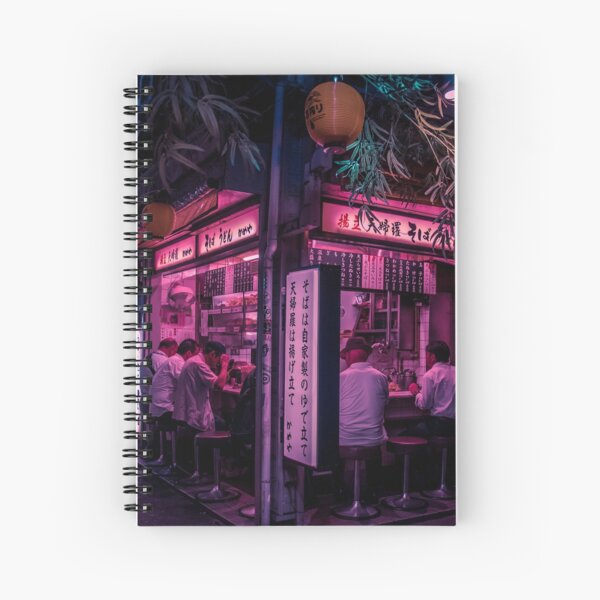 Tokyo's Ramen Corner Spiral Notebook