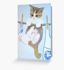 Just hanging around! Greeting Card