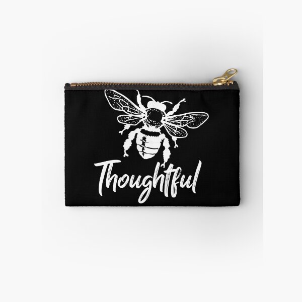Item preview, Bee thoughtful typography text art quote by Word Fandom - wordfandom designed and sold by Kerry Pritchard.
