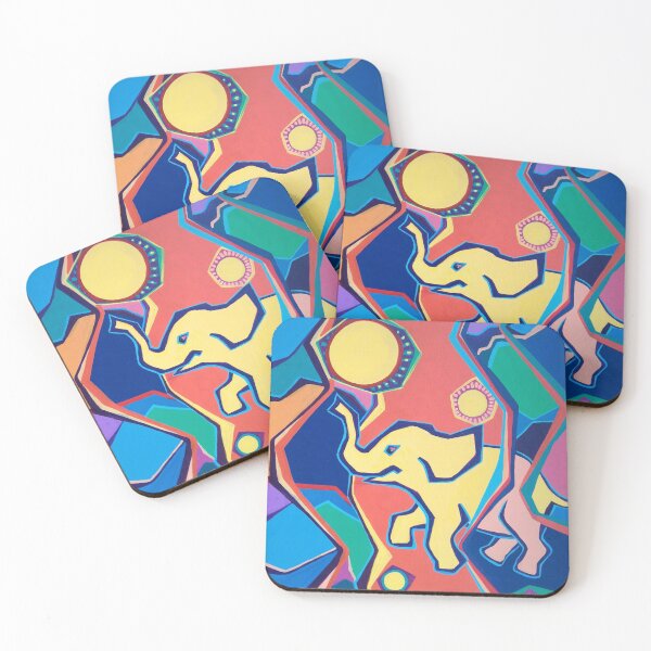 Item preview, Happy Yellow Elephant designed and sold by PaintedKoala.