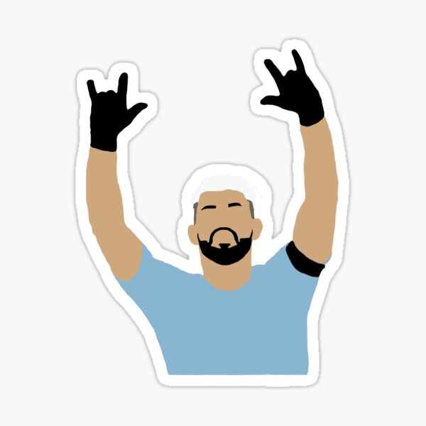 Sergio Aguero Celebration Sticker