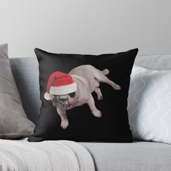 Item preview, Cute Christmas Pug with a Santa Hat designed and sold by Mark0Designs.