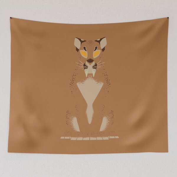 Item preview, Minimalist Smilodon designed and sold by ZTheCrazed.