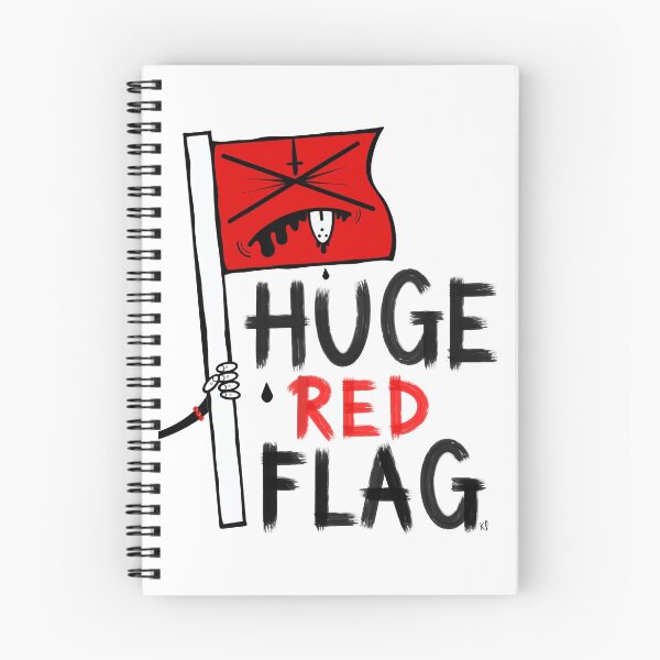 Item preview, Huge Red Flag designed and sold by Kirsty Finnigan.