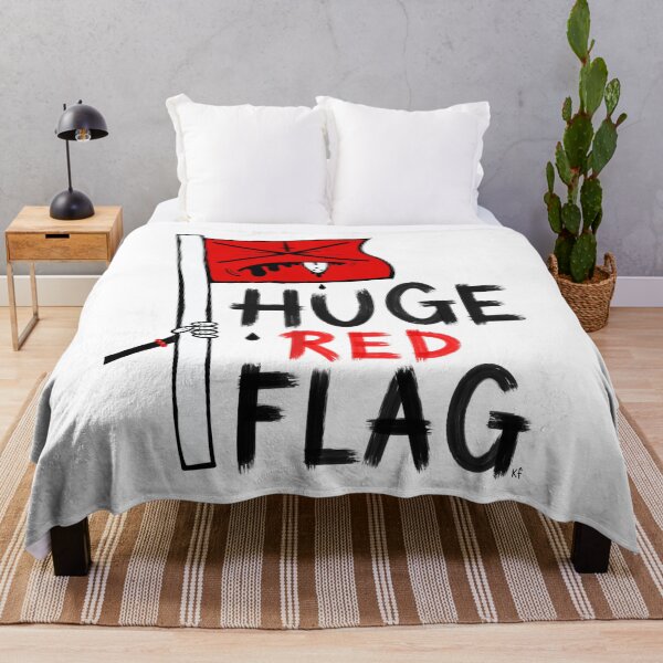 Item preview, Huge Red Flag designed and sold by Kirsty Finnigan.