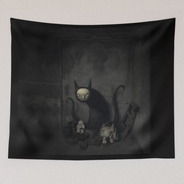 Item preview, Gothic cat designed and sold by Laura Nagel.