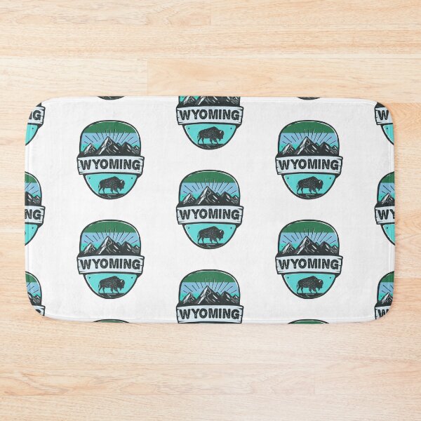 Item preview, Wyoming Grand Teton National Park Bison Buffalo Cheyenne Casper Jackson Laramie Gillette Cody designed and sold by DESTINATIONS DECAL DOS.