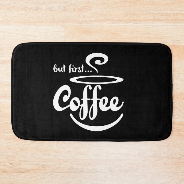 Item preview, But first coffee typography text art quote by Word Fandom - wordfandom designed and sold by Kerry Pritchard.