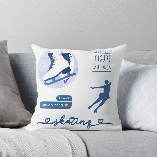 Item preview, Blue Watercolor Ice Skater, Figure Skating Sticker Pack designed and sold by The-Goods.