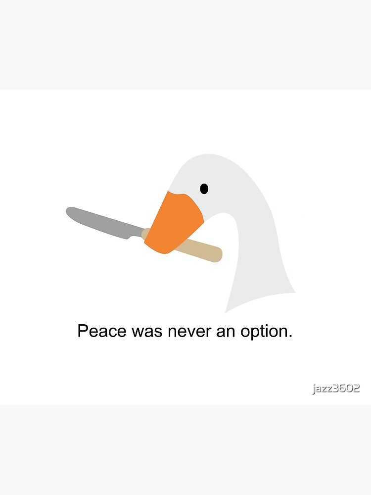 "Untitled Goose Game Knife" Throw Blanket by jazz3602 Redbubble