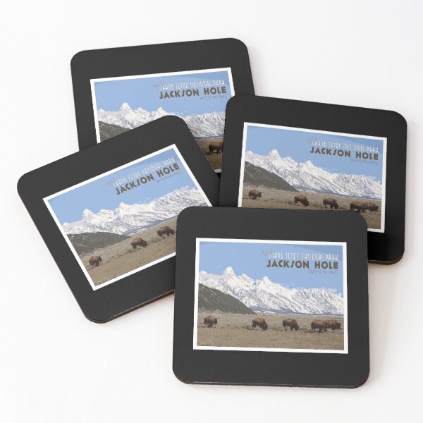 Item preview, Vintage Jackson Hole, Wyoming Poster designed and sold by positiveimages.