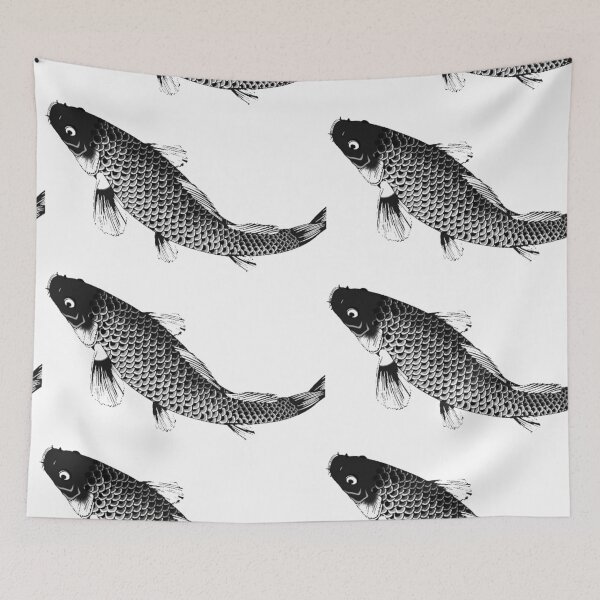 Item preview, Woodcut Koi - Original designed and sold by killies.
