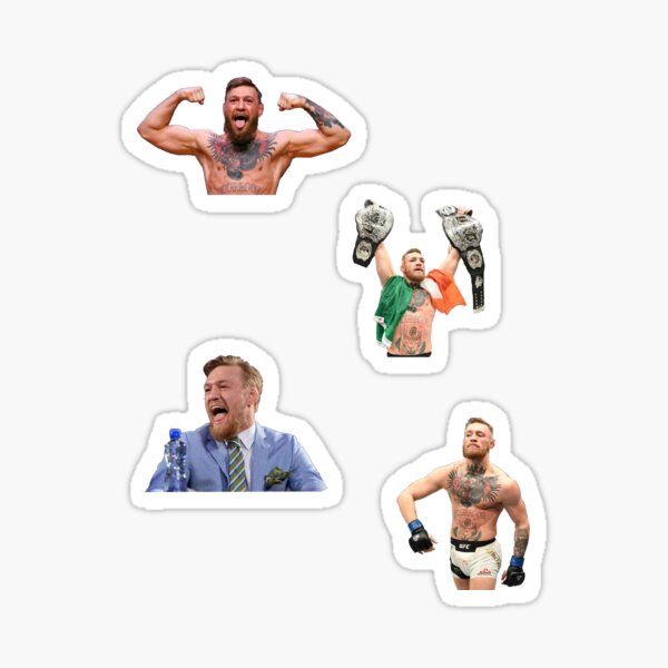 The Notorious Conor Mcgregor 4 pack Sticker